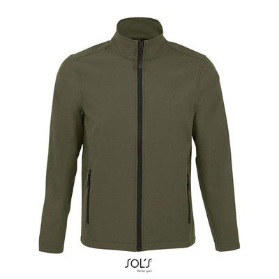 Chaqueta Hombre Softshell con Forro Polar Army L