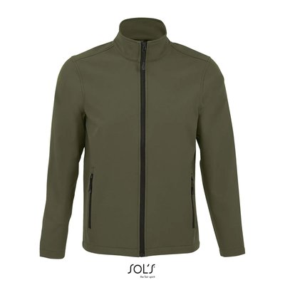 Chaqueta Hombre Softshell con Forro Polar Army M