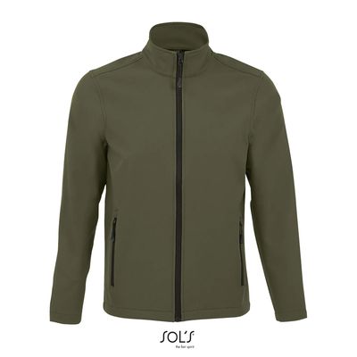 Chaqueta Hombre Softshell con Forro Polar Army S