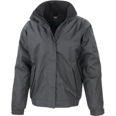 Chaqueta impermeable cortavientos con capucha Black XXL