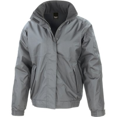 Chaqueta impermeable cortavientos con capucha Grey M