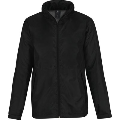 Chaqueta impermeable cortavientos con forro micropolar Black XL