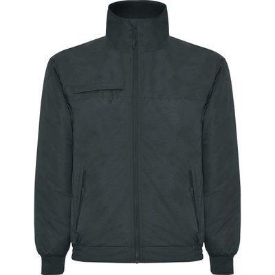 Chaqueta Impermeable con Forro Micropolar PLOMO OSCURO L