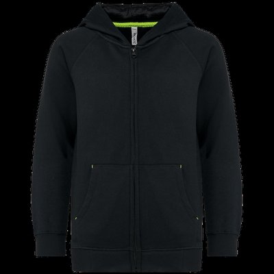 Chaqueta infantil con capucha Black 10/12 Ans