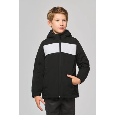 Chaqueta infantil con capucha y cremallera