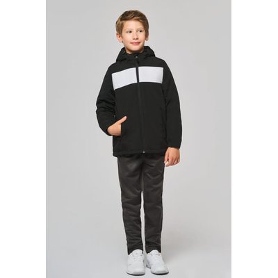 Chaqueta infantil con capucha y cremallera