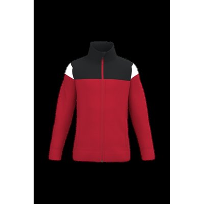 Chaqueta infantil con cremallera Sporty Red / Black 8/10 Ans