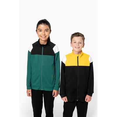 Chaqueta infantil con cremallera