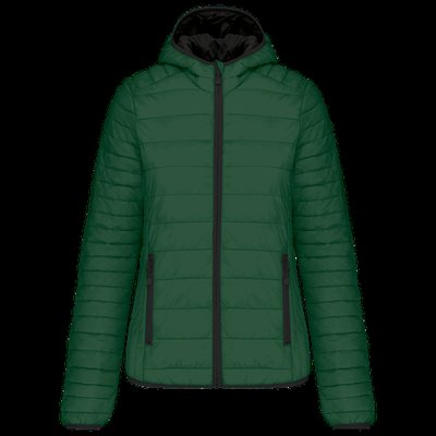 Chaqueta ligera con capucha mujer Forest Green M