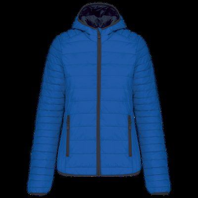Chaqueta ligera con capucha mujer Light Royal Blue XXL