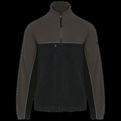 Chaqueta micropolar bicolor Black / Dark Grey XL