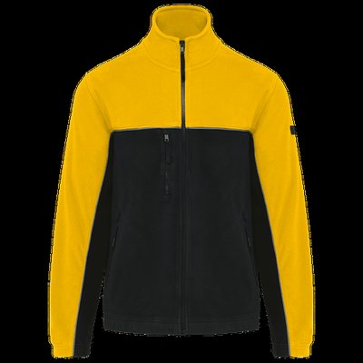 Chaqueta micropolar bicolor Black / Yellow 3Xl