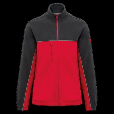 Chaqueta micropolar bicolor Red / Dark Grey S