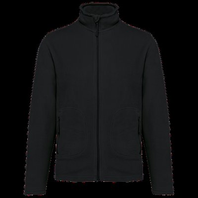 Chaqueta micropolar reciclada unisex Black 4Xl