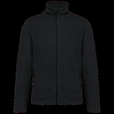 Chaqueta micropolar reciclada unisex Black XXL