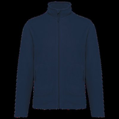 Chaqueta micropolar reciclada unisex Navy M