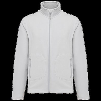 Chaqueta micropolar reciclada unisex Snow Grey Xxl