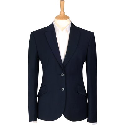 Chaqueta mujer antimanchas entallada Navy 6 Uk