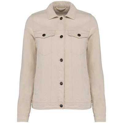 Chaqueta de mujer de cáñamo Raw Natural L