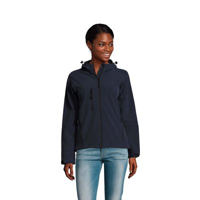Chaqueta mujer impermeable con capucha French Marino S