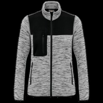 Chaqueta mujer con softshell hidrófugo Light Grey Melange / Black M