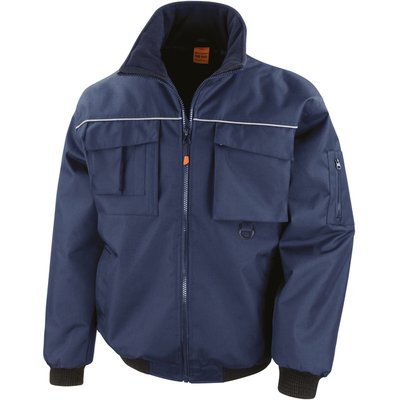 Chaqueta Piloto Impermeable y Cortavientos Navy M