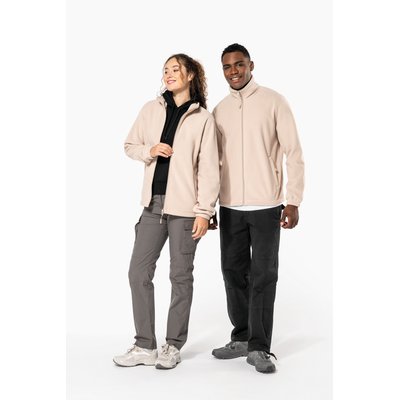 Chaqueta polar ajustable con cordón elástico