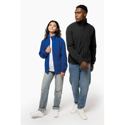 Chaqueta polar ajustable con cordón elástico