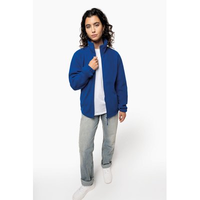 Chaqueta polar ajustable con cordón elástico