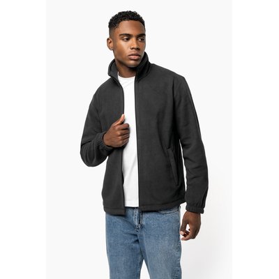 Chaqueta polar ajustable con cordón elástico