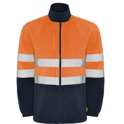 Chaqueta Polar Alta Visibilidad Marino/Naranja Fluor Xl