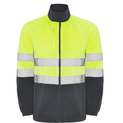 Chaqueta Polar Alta Visibilidad PLOMO/AMARILLO FLUOR M