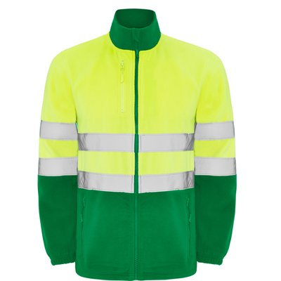 Chaqueta Polar Alta Visibilidad VERDE JARDÍN/AMARILLO FLÚOR S