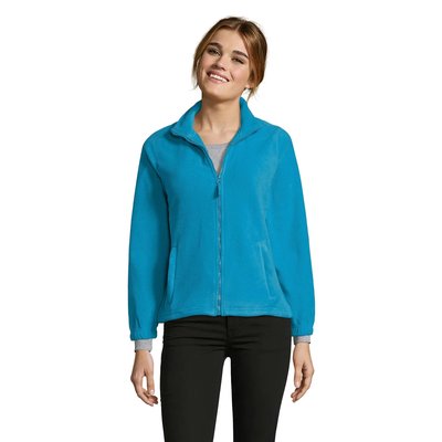 Chaqueta Polar Mujer con Bolsillos Aqua L