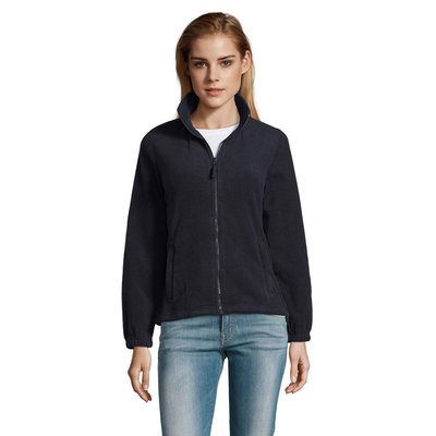 Chaqueta Polar Mujer con Bolsillos Azul Mar XXL