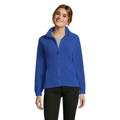 Chaqueta Polar Mujer con Bolsillos Azul Royal XL
