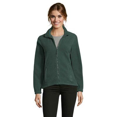 Chaqueta Polar Mujer con Bolsillos Verde S