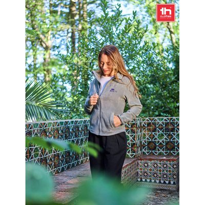 Chaqueta polar para mujer con cremallera