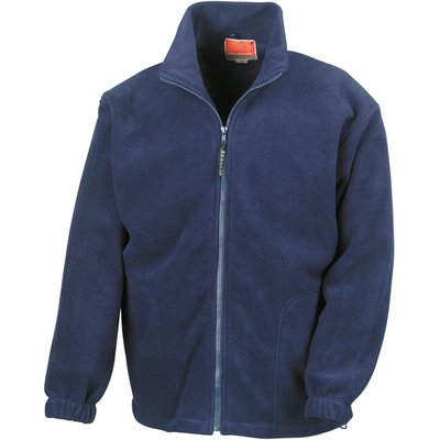 Chaqueta Polar de Poliéster Navy Xs