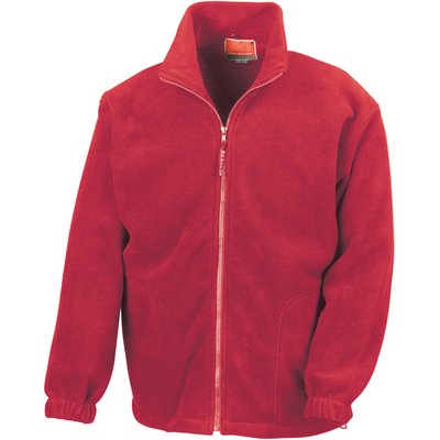 Chaqueta Polar de Poliéster Red XS