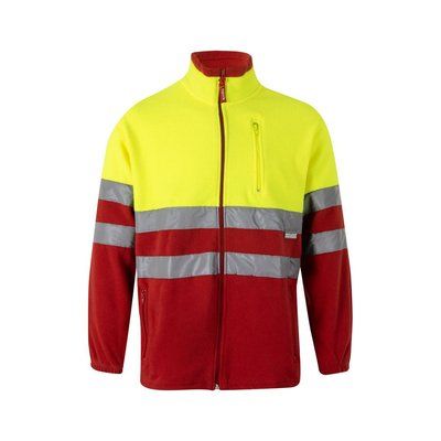 Chaqueta polar reflectante Rojo 4Xl