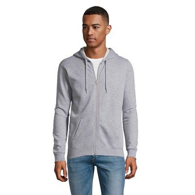 Chaqueta Polar Unisex con Bolsillos Gris Melange 2 L