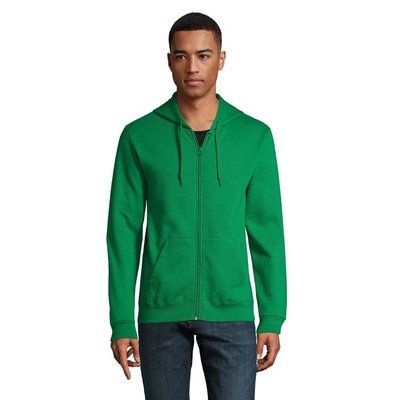 Chaqueta Polar Unisex con Bolsillos Verde S