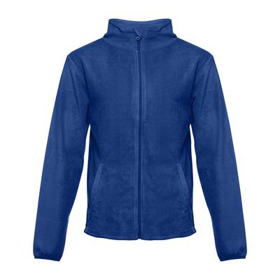 Chaqueta Polar Unisex con Cremallera Azul Royal XL