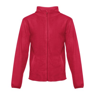 Chaqueta Polar Unisex con Cremallera Rojo S