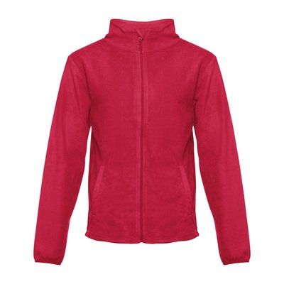 Chaqueta Polar Unisex con Cremallera Rojo XXL