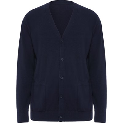 Chaqueta Punto Hombre de Botones Cuello V