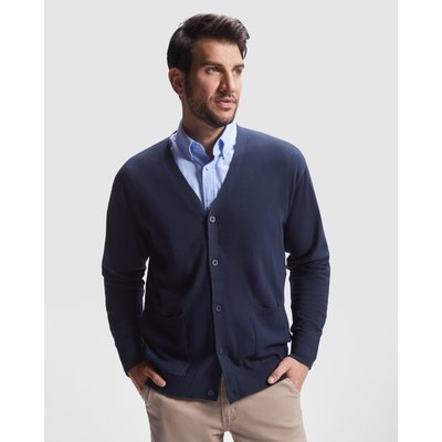 Chaqueta Punto Hombre de Botones Cuello V