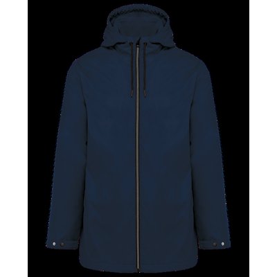Chaqueta recta con capucha unisex Navy Xs