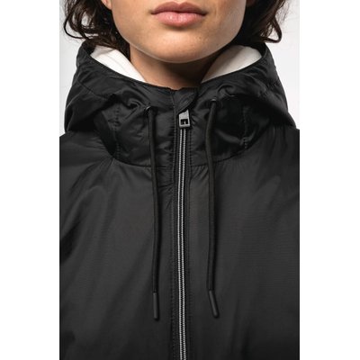 Chaqueta recta con capucha unisex